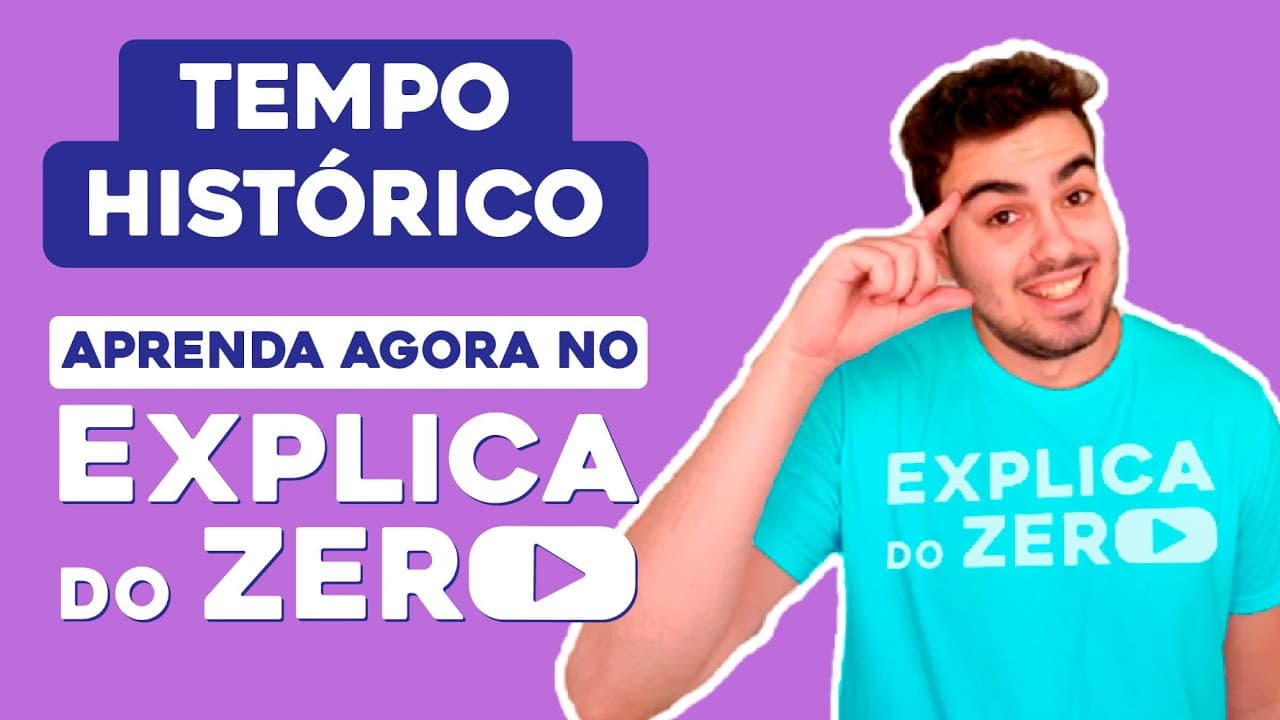 Thumbnail: TEMPO HISTÓRICO: o que é contagem | História | Explica do Zero| Prof. Jean Miranda