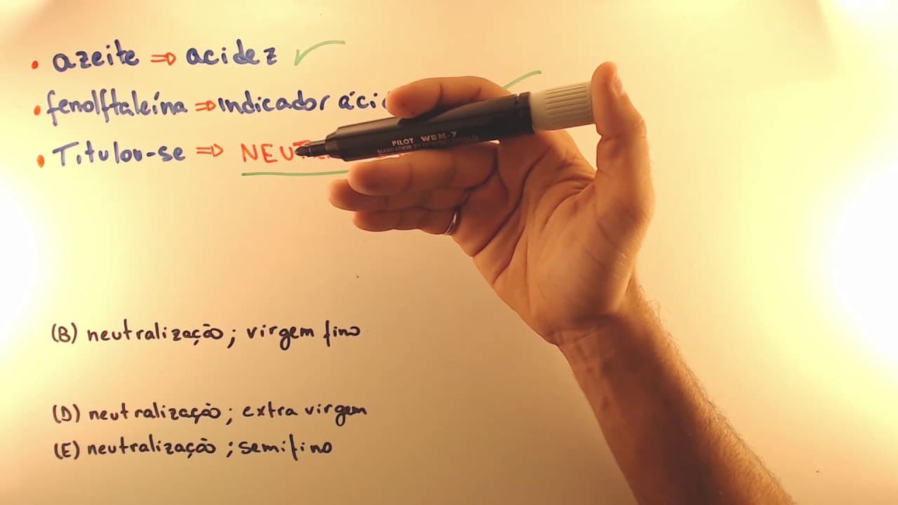 Thumbnail: Virgindade COMPROVADA FUVEST 2018 - Química 15 - Titulação - 1ª Fase - Aulas A+ Resolve