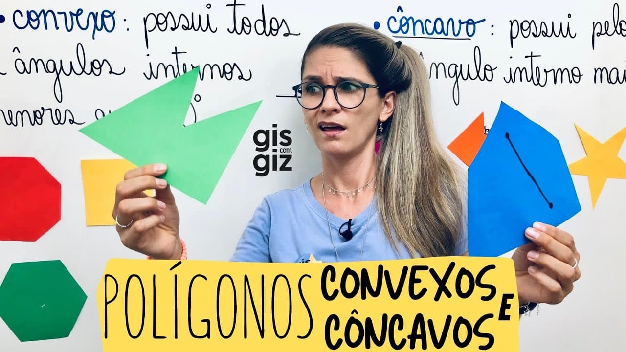 Thumbnail: POLÍGONOS CONVEXOS E POLÍGONOS CÔNCAVOS | \Prof. Gis/ #04