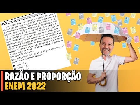 Thumbnail da aula: ENEM 2022 | MATEMÁTICA - Um casal está reformando a cozinha de casa decidiu comprar um refrigerador