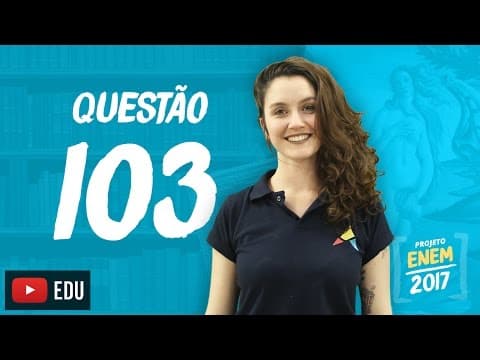 Thumbnail da aula: Enem 2016 - Linguagens | Questão 103 (Caderno Rosa)