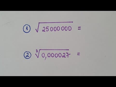 Thumbnail da aula: 📐 Raiz Quadrada e  Raiz Cúbica  - Como Resolver❓ Professora Angela Matemática