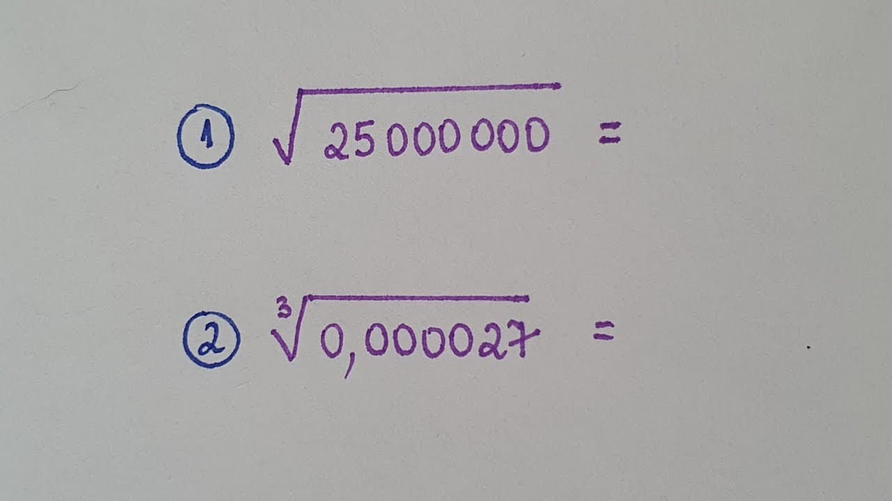 Thumbnail: 📐 Raiz Quadrada e  Raiz Cúbica  - Como Resolver❓ Professora Angela Matemática