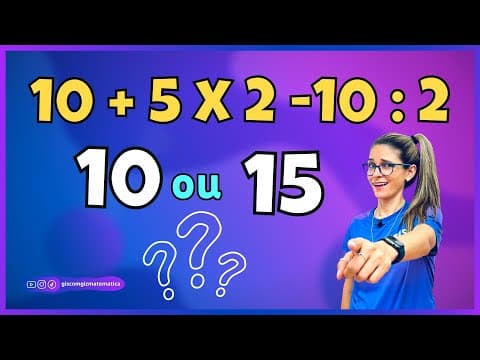 Thumbnail da aula: EXPRESSÃO NUMÉRICA  ❌ NÃO ERRE MAIS  ❌
