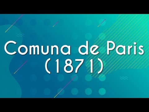 Thumbnail da aula: Comuna de Paris (1871)  - Brasil Escola
