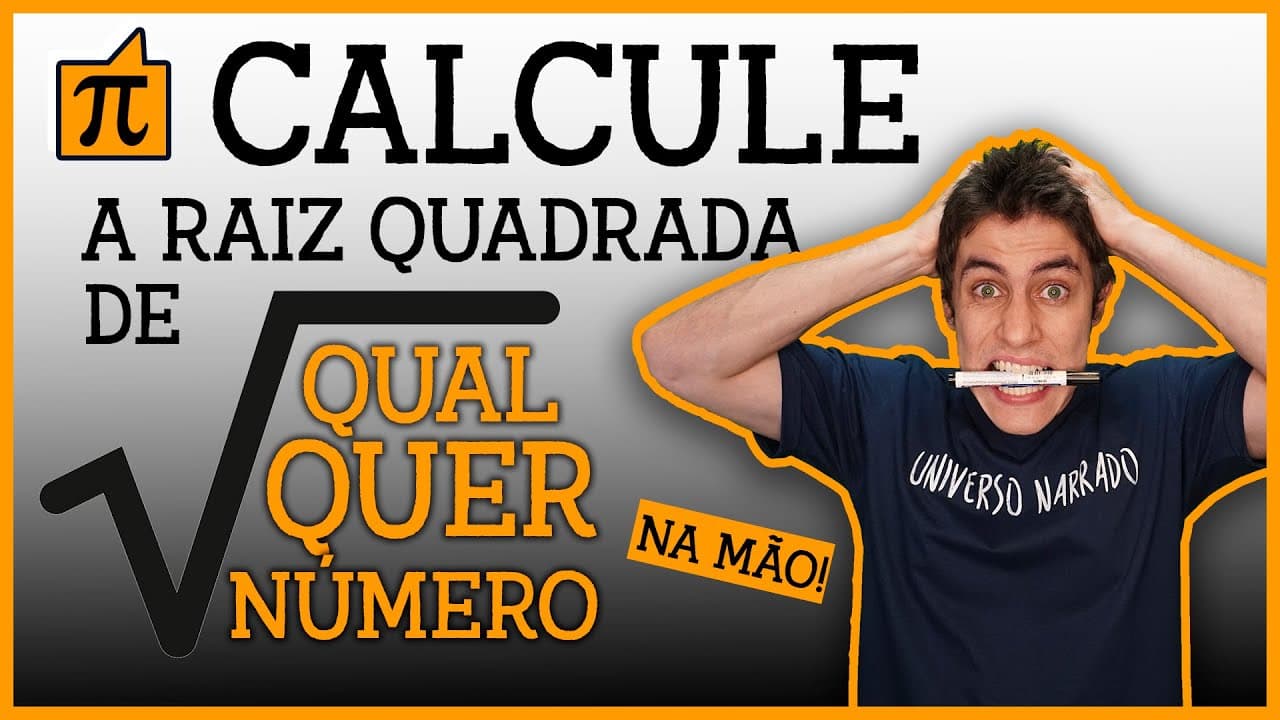 Thumbnail: COMO CALCULAR QUALQUER RAIZ QUADRADA!