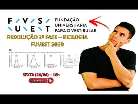 Thumbnail da aula: Resolução 2ª Fase FUVEST 2020