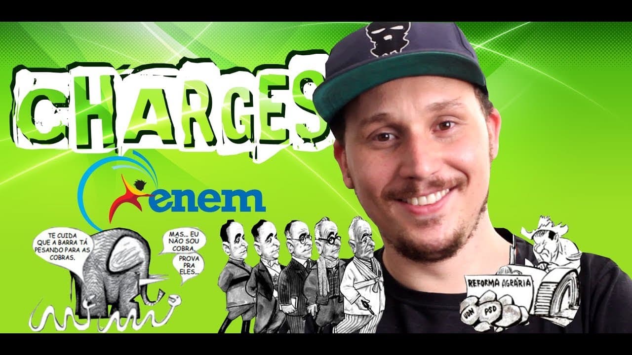 Thumbnail: INTERPRETANDO CHARGES PARA O ENEM.