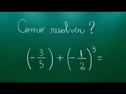 Thumbnail da aula: EXPRESSÃO COM NÚMEROS RACIONAIS - Professora Angela Matemática