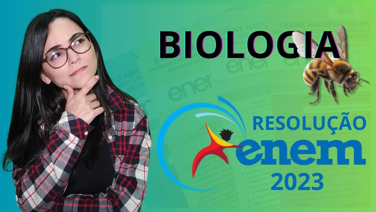 Thumbnail: RESOLUÇÃO ENEM 2023 | O número de abelhas encontra-se em declínio em várias regiões do mundo...