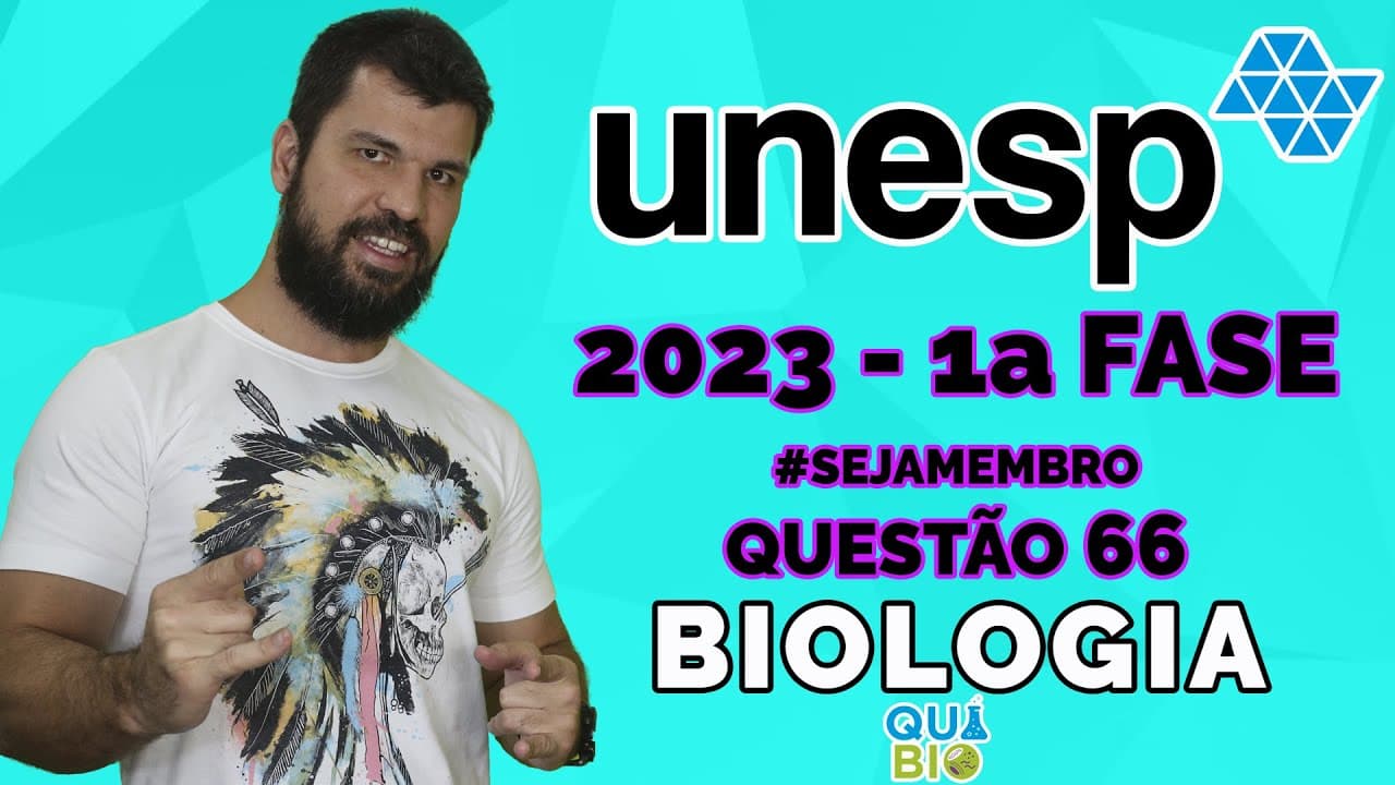 Thumbnail: UNESP 2023 - Questão 66 - Analise o esquema de um jogo de palavras cruzadas. As informações para que