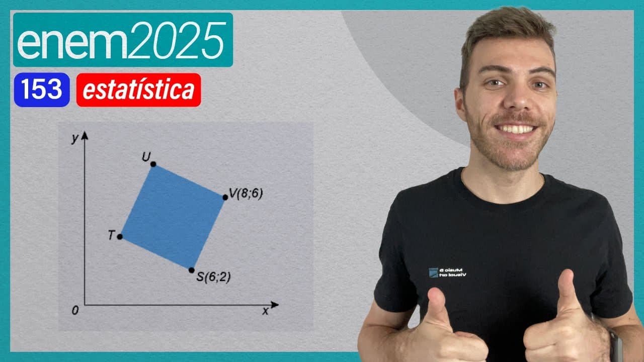 Thumbnail: ENEM 2025 - Em um jogo digital, há três personagens: um herói e dois vilões. A programação