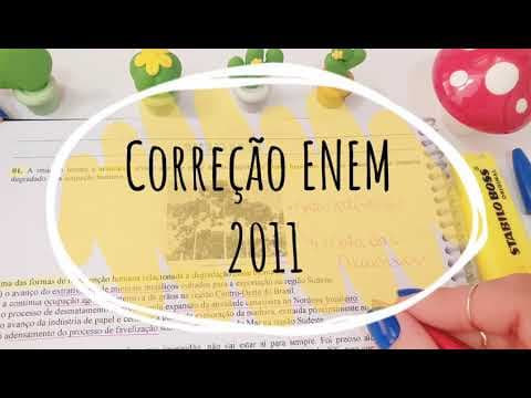 Thumbnail da aula: Correção ENEM 2011 - Biologia