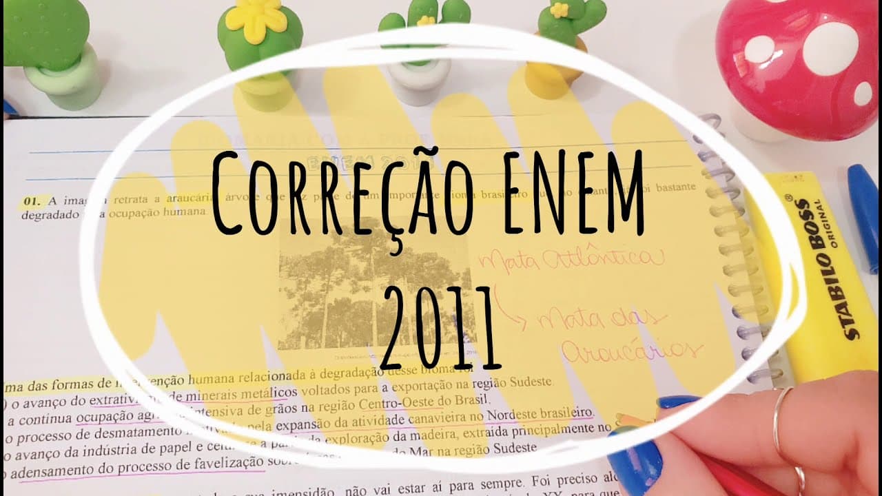Thumbnail: Correção ENEM 2011 - Biologia
