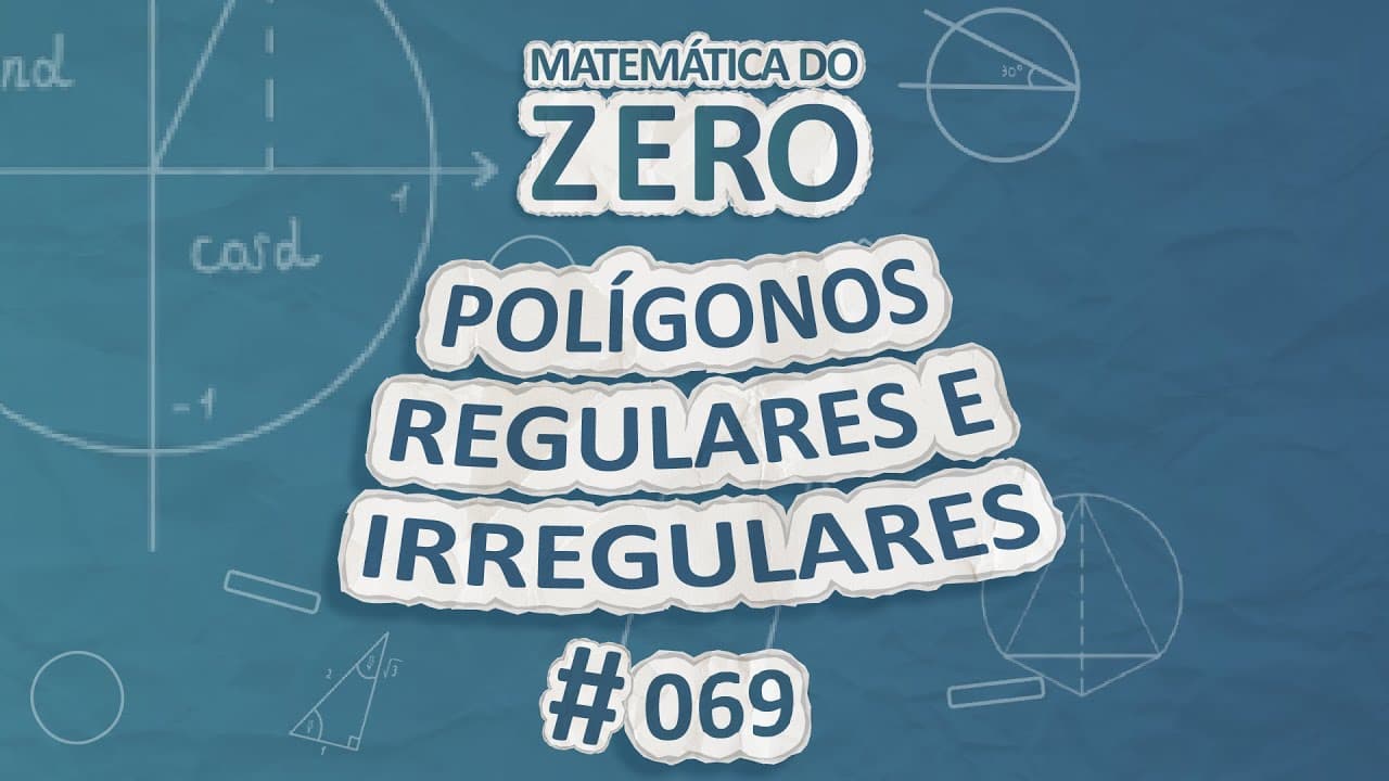 Thumbnail: Matemática do Zero | Polígonos regulares e irregulares - Brasil Escola