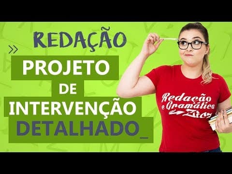 Thumbnail da aula: COMO FAZER UMA PROPOSTA DE INTERVENÇÃO PERFEITA? - Profa. Pamba