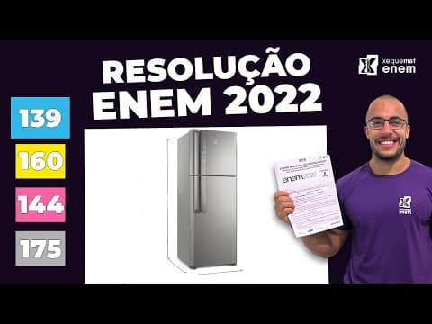 Thumbnail da aula: 🔘Questão 139 - Caderno Azul | Escala | MATEMÁTICA ENEM 2022