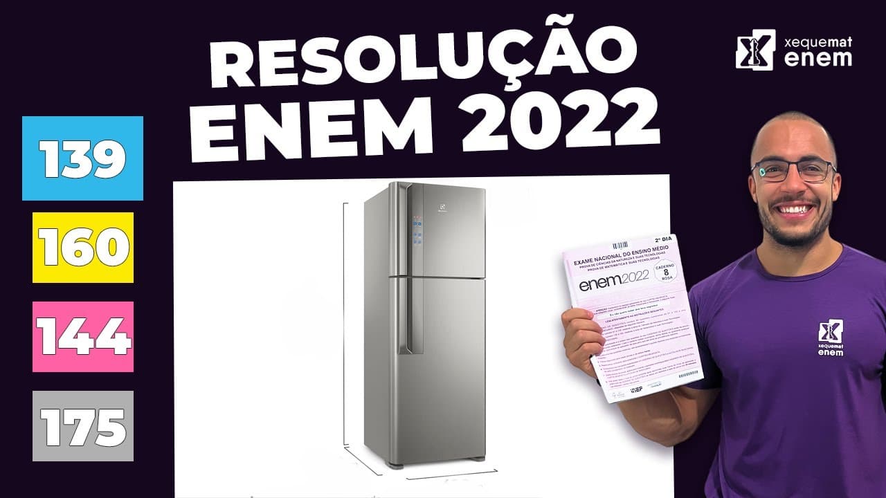Thumbnail: 🔘Questão 139 - Caderno Azul | Escala | MATEMÁTICA ENEM 2022