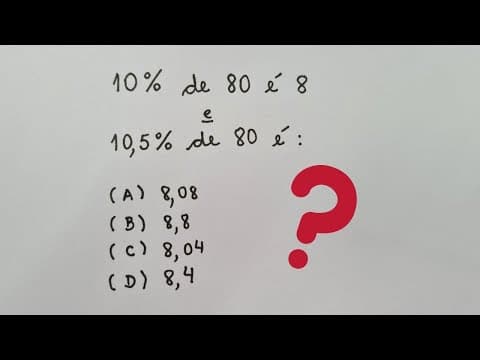 Thumbnail da aula: 🚨 78% ERRARAM - Você acertou ou errou? -  PORCENTAGEM - Professora Angela Matemática