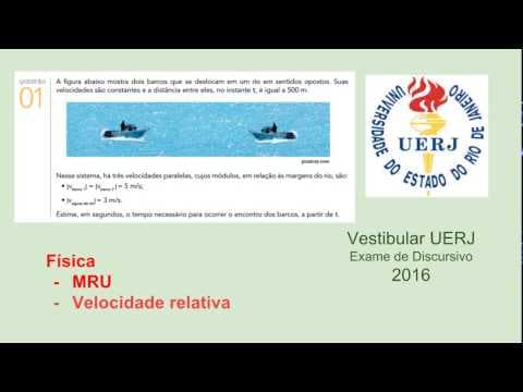 Thumbnail da aula: Física - Vestibular UERJ 2016 - 1 Exame de Discursivo - Questão 1