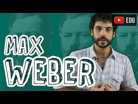 Thumbnail da aula: Aula Sociologia - Quem é Max Weber?  - STOODI