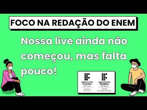 Thumbnail da aula: Foco na Redação do ENEM