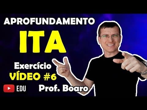 Thumbnail da aula: ITA APROFUNDAMENTO - Movimento UNIFORME - EXERCÍCIO RESOLVIDO - Prof  Marcelo Boaro   Vídeo # 6