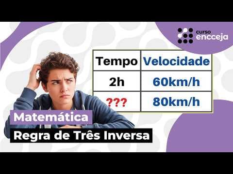 Thumbnail da aula: REGRA DE TRÊS INVERSA | RESUMO DE MATEMÁTICA PARA O ENCCEJA