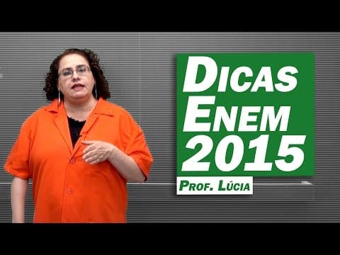 Thumbnail da aula: Dicas Enem 2015 - Inglês