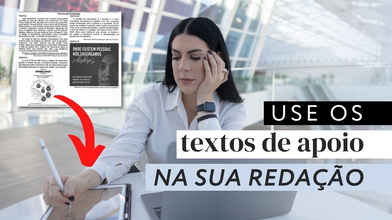 Thumbnail: COMO USAR DADOS DA PROPOSTA NA SUA REDAÇÃO DO ENEM