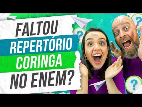 Thumbnail da aula: Faltou REPERTÓRIO CORINGA no ENEM? [Professor Noslen]