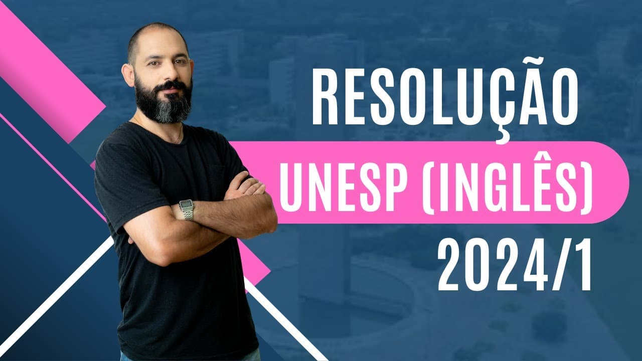 Thumbnail: Unesp 2024 inverno INGLÊS