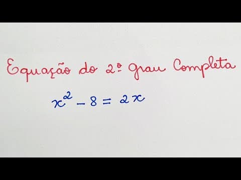 Thumbnail da aula: 📡 Equação do 2° Grau Completa - Professora Angela Matemática