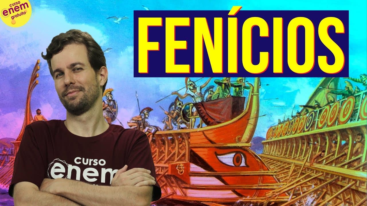 Thumbnail: FENÍCIOS E A CIVILIZAÇÃO FENÍCIA: Resumo de História para o Enem. Prof Felipe de Oliveira