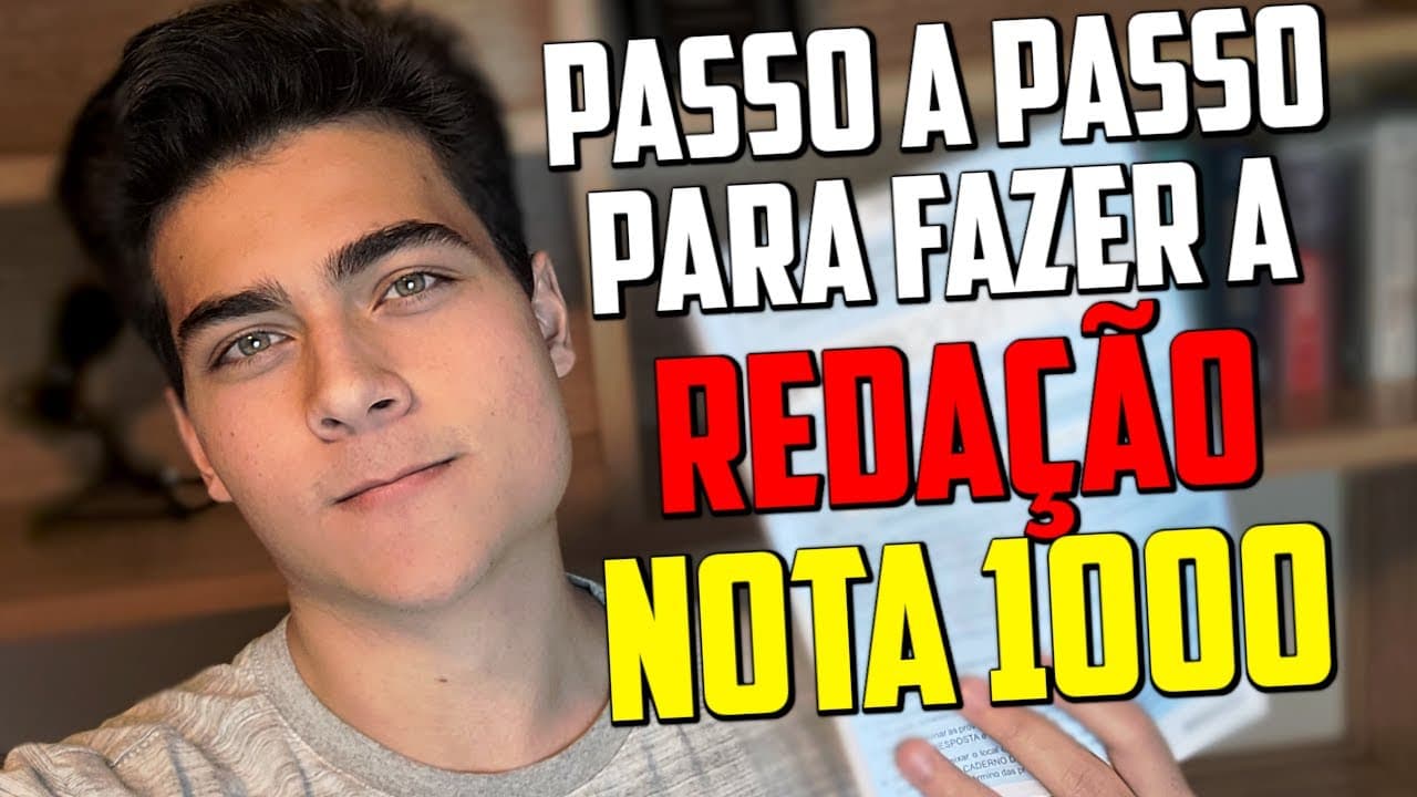 Thumbnail: COMO TIRAR NOTA 1000 NA REDAÇÃO DO ENEM - Guia das COMPETÊNCIAS