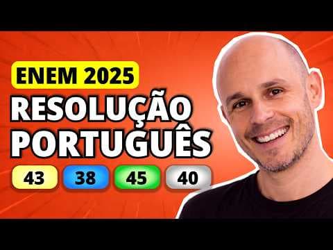 Thumbnail da aula: ENEM 2025 Linguagens – Questão 43 | O mais assustador do meteoro que cruzou o céu da Sibéria e