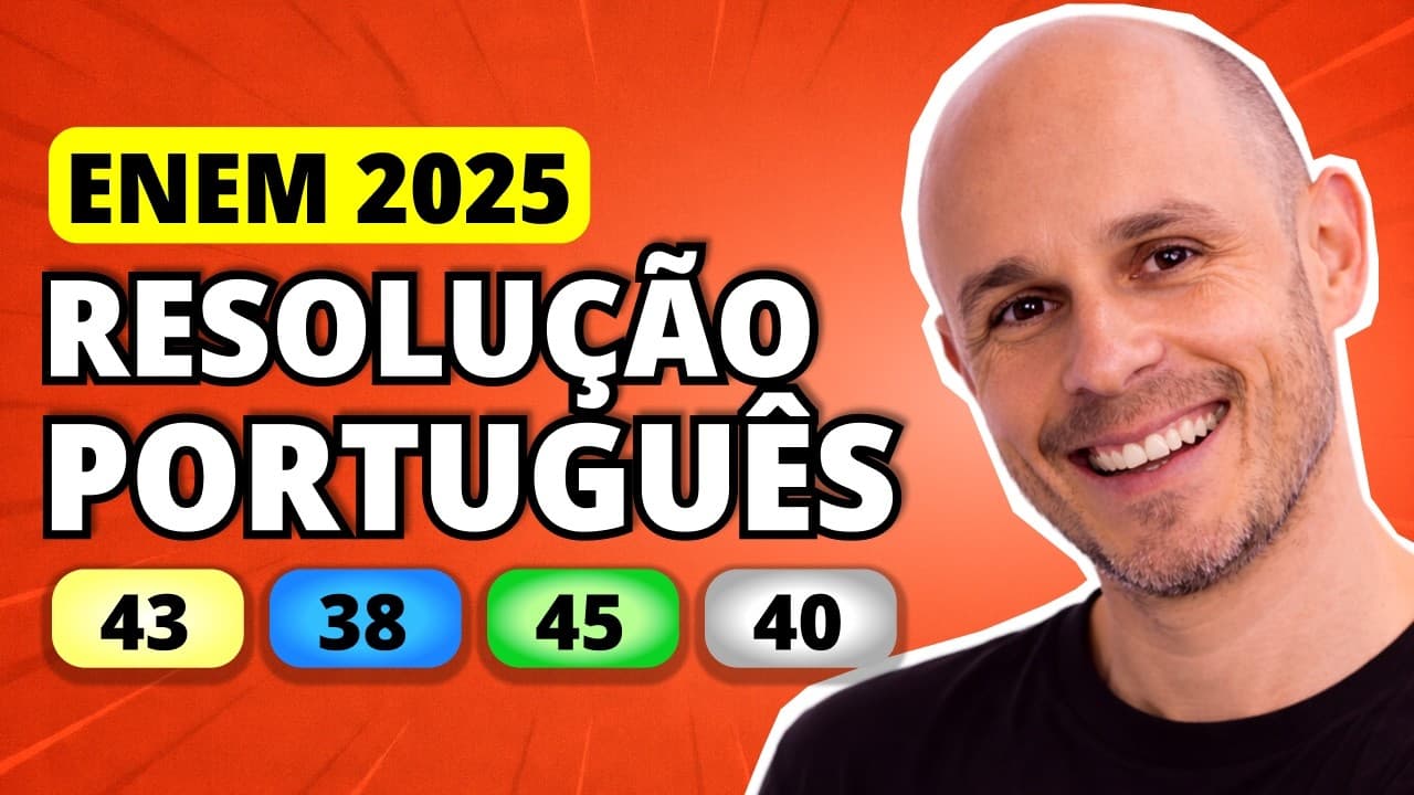Thumbnail: ENEM 2025 Linguagens – Questão 43 | O mais assustador do meteoro que cruzou o céu da Sibéria e