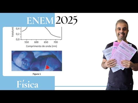 Thumbnail da aula: ENEM 2025 - A icterícia é uma doença que acomete recém-nascidos e pode ser tratada com um método de