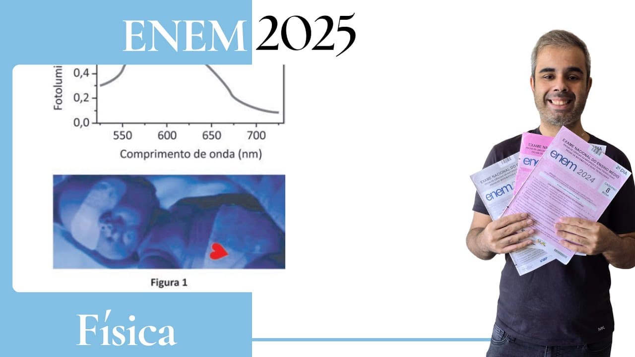 Thumbnail: ENEM 2025 - A icterícia é uma doença que acomete recém-nascidos e pode ser tratada com um método de