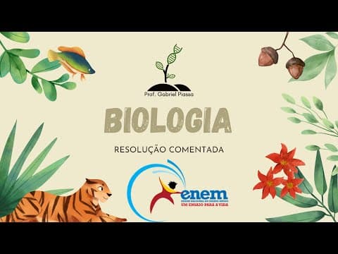 Thumbnail da aula: ENEM 2020 Biologia - Resolução Comentada (Parte 1) Prof. Gabriel Piassa