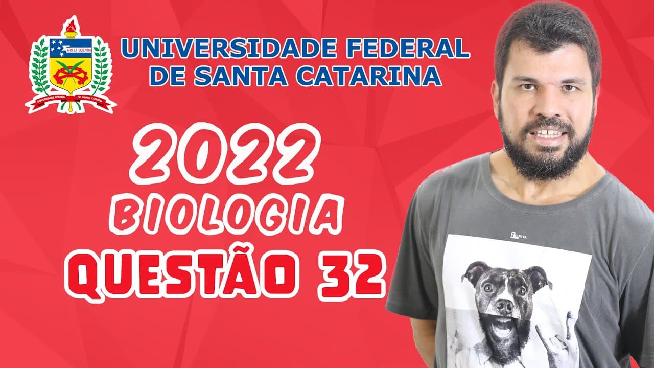 Thumbnail: UFSC 2022 - Questão 32 - Existem doenças raras que são devidas a mutações no DNA das mitocôndrias