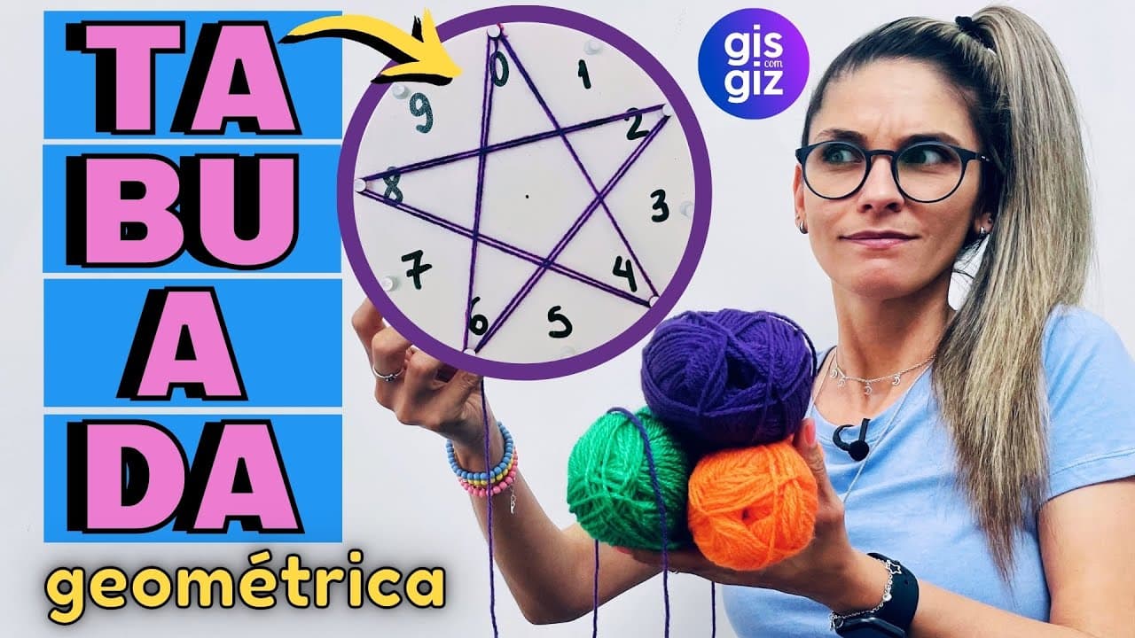 Thumbnail: TABUADA GEOMÉTRICA | DICA PARA ESTUDAR TABUADA/ \Prof. Gis/