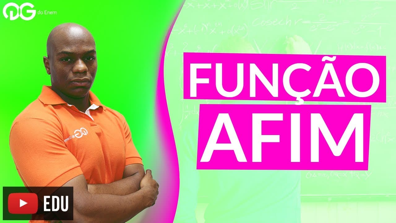 Thumbnail: Matemática do Zero: Função Afim