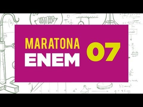Thumbnail da aula: Maratona ENEM - Dica 07 - Dinâmica - Atrito cinético (escorregamento)