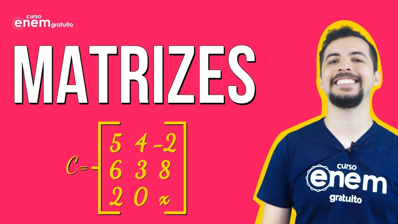 Thumbnail: MATRIZES | Resumo de Matemática para o Enem