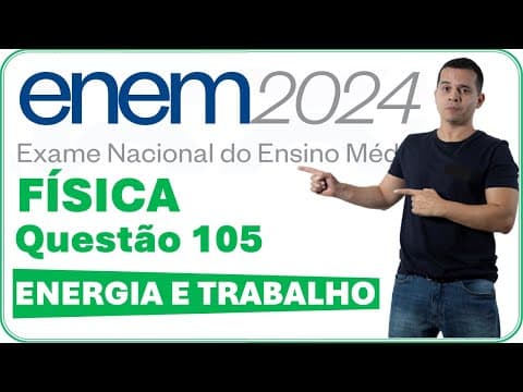 Thumbnail da aula: ENEM 2024 | QUESTÃO 105 | MUITAS PESSOAS AINDA SE ESPANTAM COM O FATO DE UM PASSAGEIRO SAIR