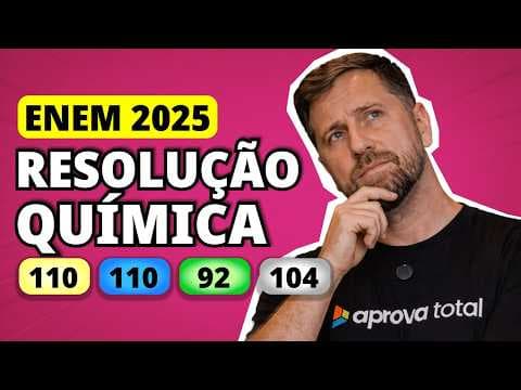 Thumbnail da aula: ENEM 2025 QUÍMICA – Questão 110 | A química nuclear é uma importante ferramenta na produção de