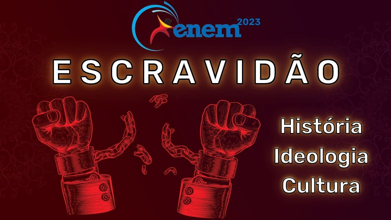 Thumbnail: ENEM 2023 resolvido - Superar a história da escravidão