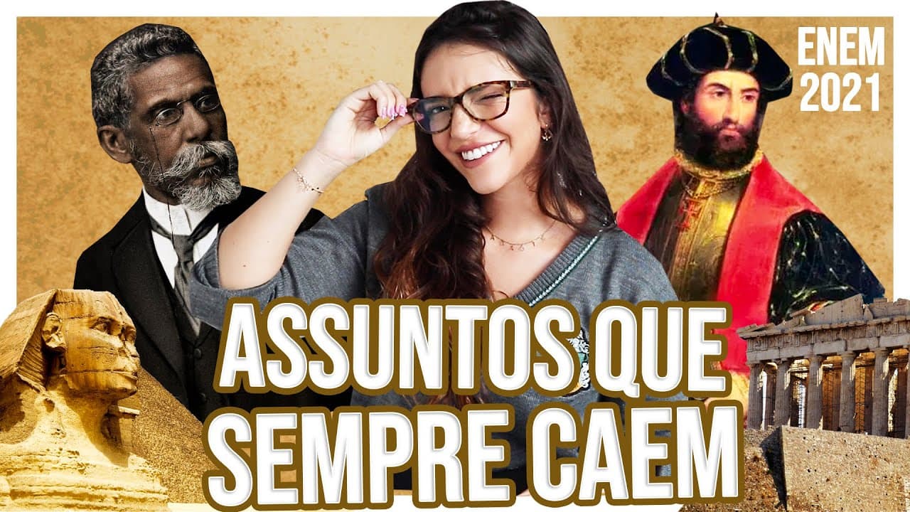 Thumbnail: 🔥ISSO COM CERTEZA VAI CAIR NO ENEM! (Débora Aladim)