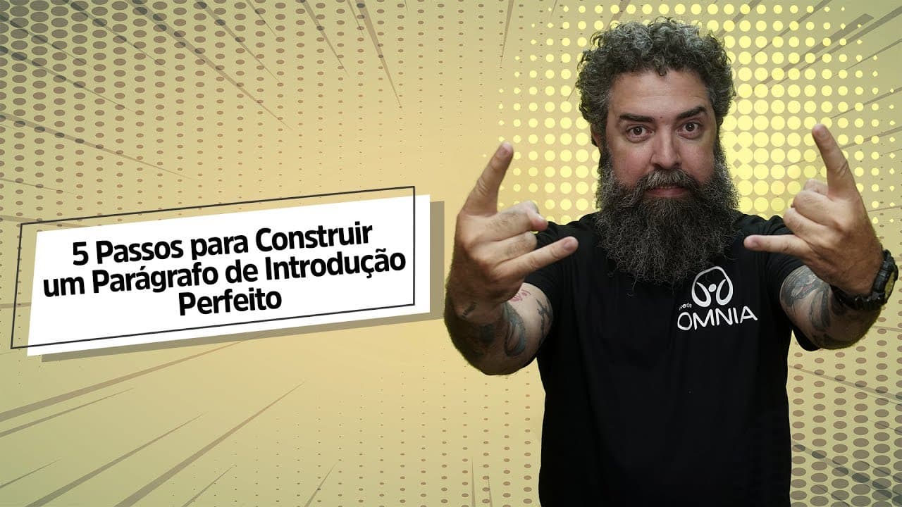 Thumbnail: 5 Passos para Construir um Parágrafo de Introdução Perfeito - Brasil Escola